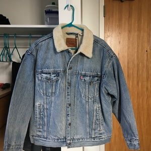 Dad Sherpa Trucker Jacket